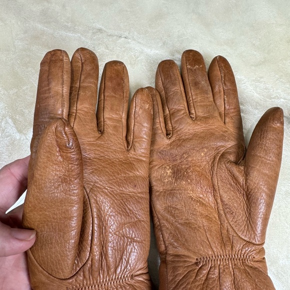 Portolano Italy Leather Shearling Gloves - Picture 5 of 13